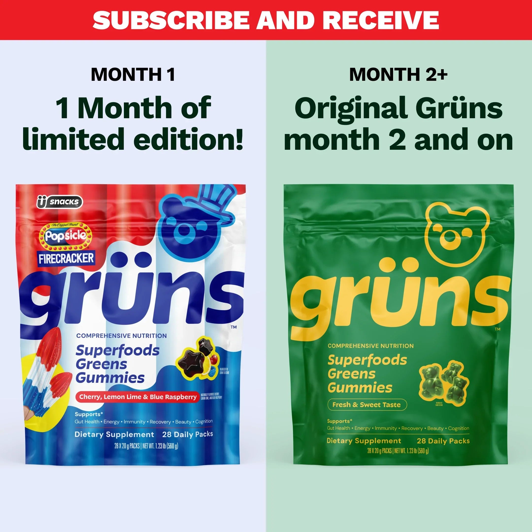 Popsicle® Firecracker Grüns - Daily Wellness for Families