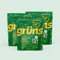 Grüns Adults Sugar-Free Quarterly Superfood Gummies, vegan multivitamin gummies, Original, pouch front view