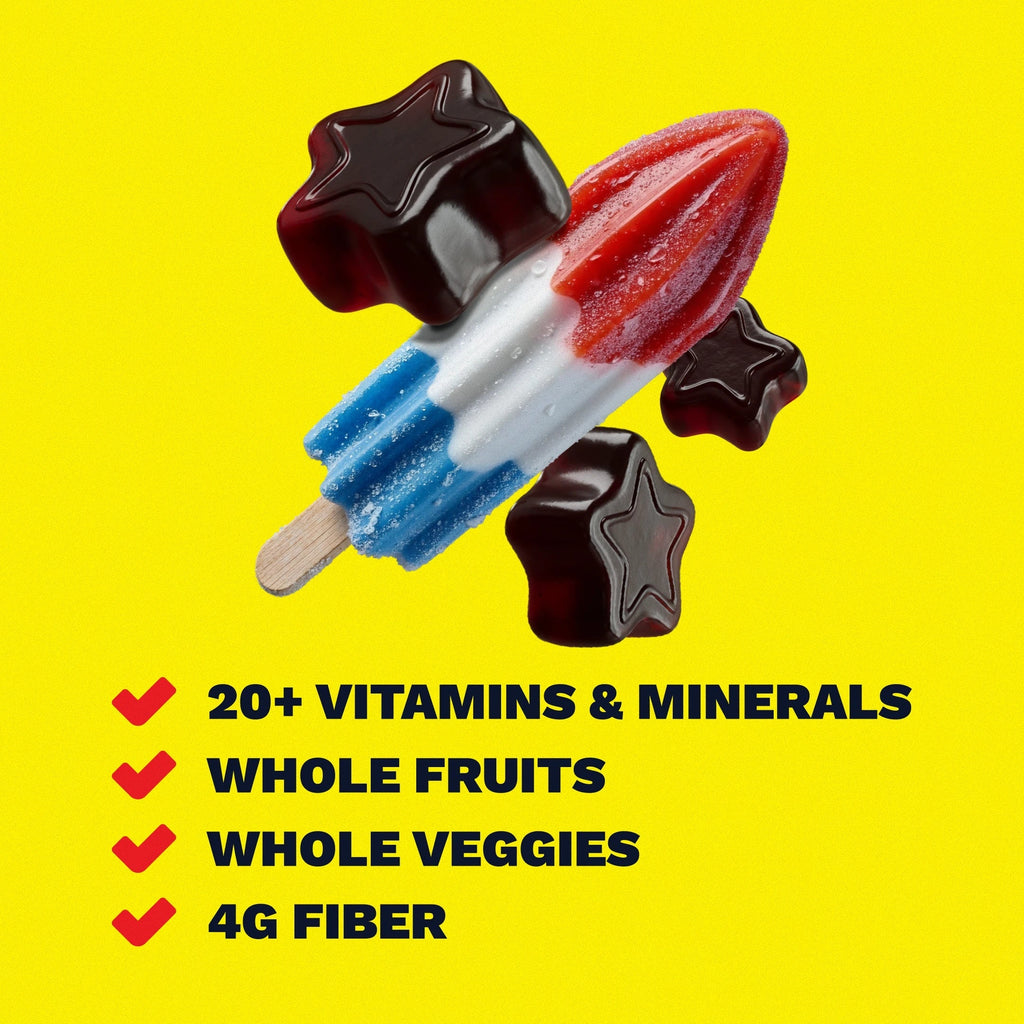 Popsicle® Firecracker Grüns Kids - Wellness Gummies That Make Sense
