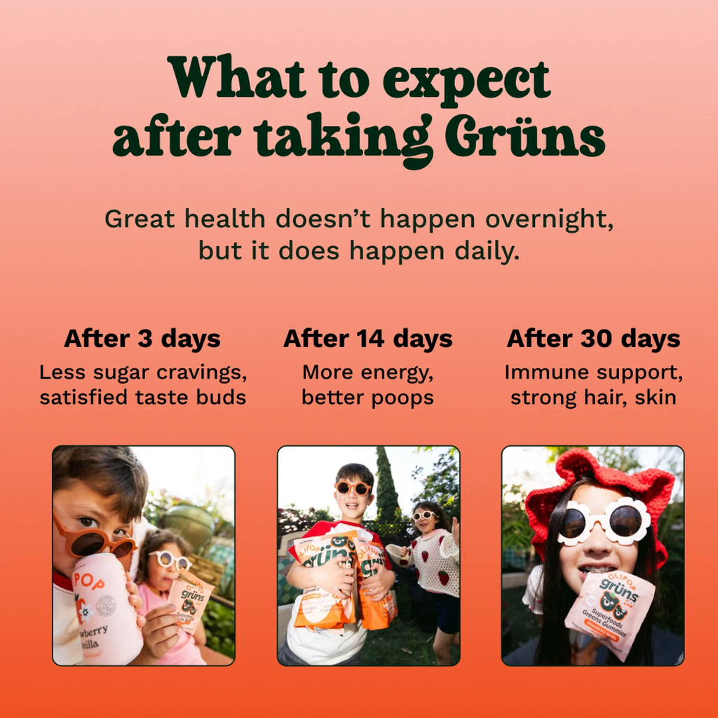 Grüns Kids OLIPOP® - Enjoy Your Greens Again